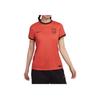 Nike Round Neck Moisture Wicking Short Sleeve Soccer Shirt Women Tops Passionate-Red Comet-Red Earth-Brown FJ4330633