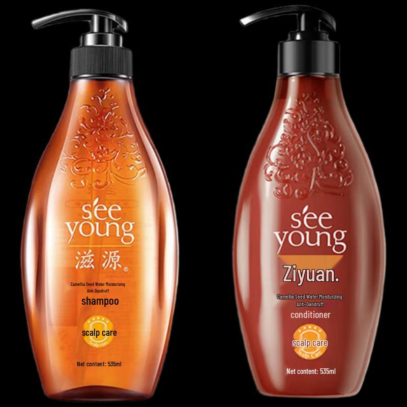 Seeyoung Camellia Seed Anti-Dandruff & Moisturizing Hair Care Set