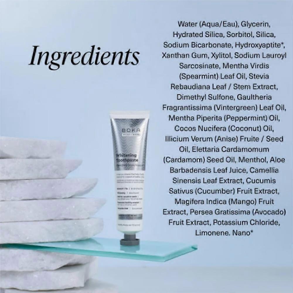 Boka Fluoride-Free Toothpaste with Nanohydroxypatite
