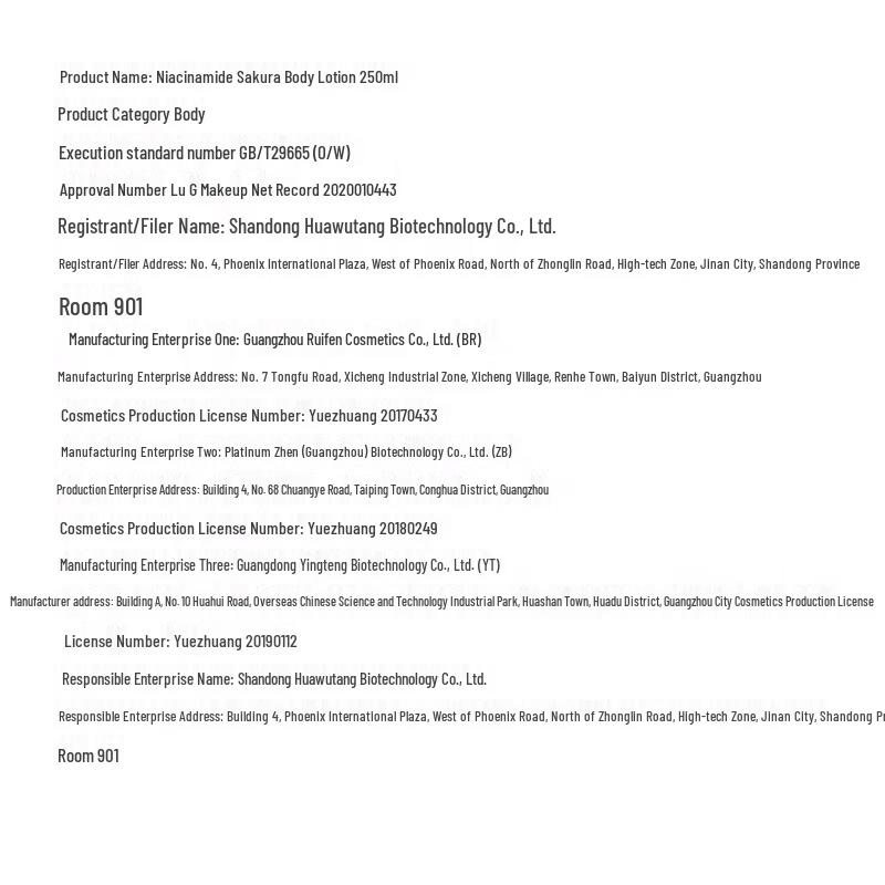 Little Dream Garden Niacinamide Hydrating Body Lotion