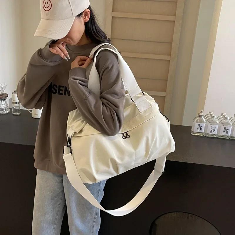 Oxford Cloth Zipper Women's Shoulder Bag High Quality Large Capacity Casual Tote Bag Leisure Shopping Crossbody Bag