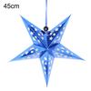 3D Star Paper Hanging Hollow Pentagram Lampshade Xmas Christmas Tree Decoration ARI
