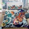 Japanese Style Scenery Art Bedding Set Single Twin Full Queen King Size Bed Set Adult Kid Bedroom 3D Print Bedding Gift