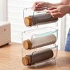 Plastic Cup Holder Anti-Fall Transparent Water Bottle Holder Saving Space Stackable Water Bottle Storage Rack Kitchen