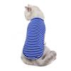 Spring and summer new cat clothes dog striped T-shirt beauty short cat clothes pet bottoming shirt manufacturer short sleeve