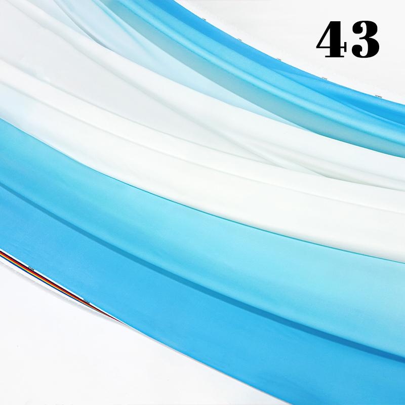 50cm Chiffon Gradient Fabric Hanfu Ancient Style Rainbow Gradient Fabric Stage Costume Design Skirt Dress DIY Sewing Material