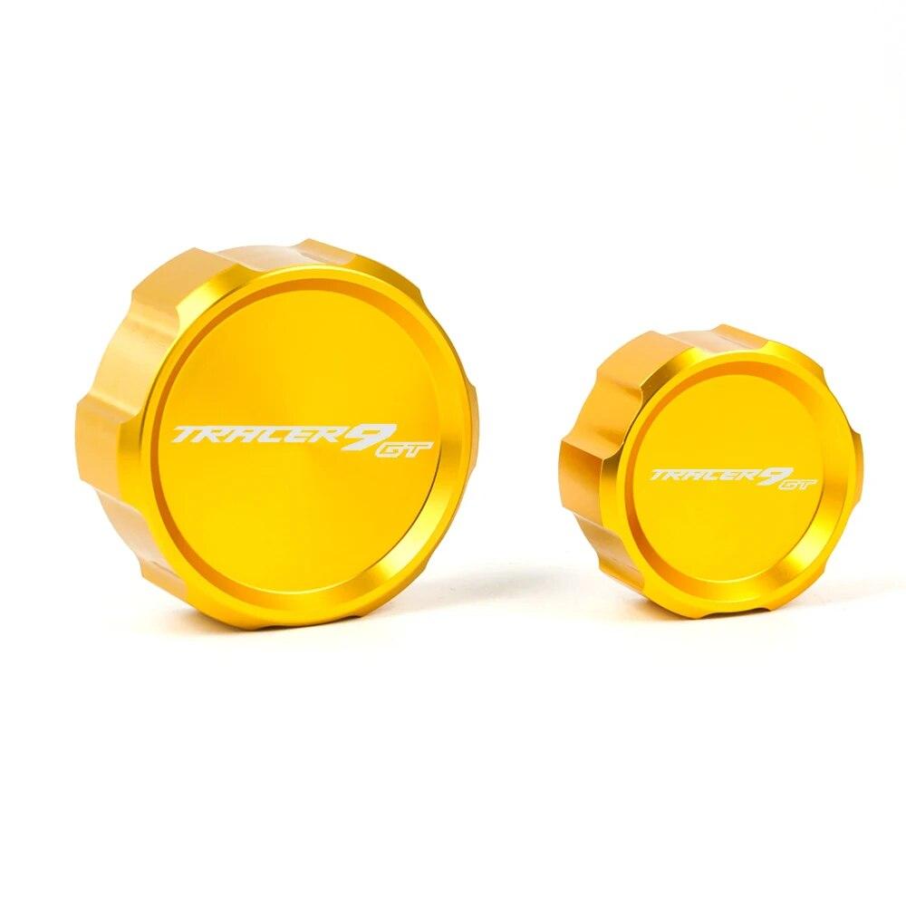 Moto Accessories Front & Rear Brake Fluid Reservoir Cap Cylinder Cover For Yamaha TRACER 9 GT 9GT