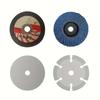 6pcs Stainless Steel Saw Blades, 3-inch 75mm Bonded Corundum Discs, Medium-Grained, Aluminum Alloy Material, Suitable for Pneumatic Machines
