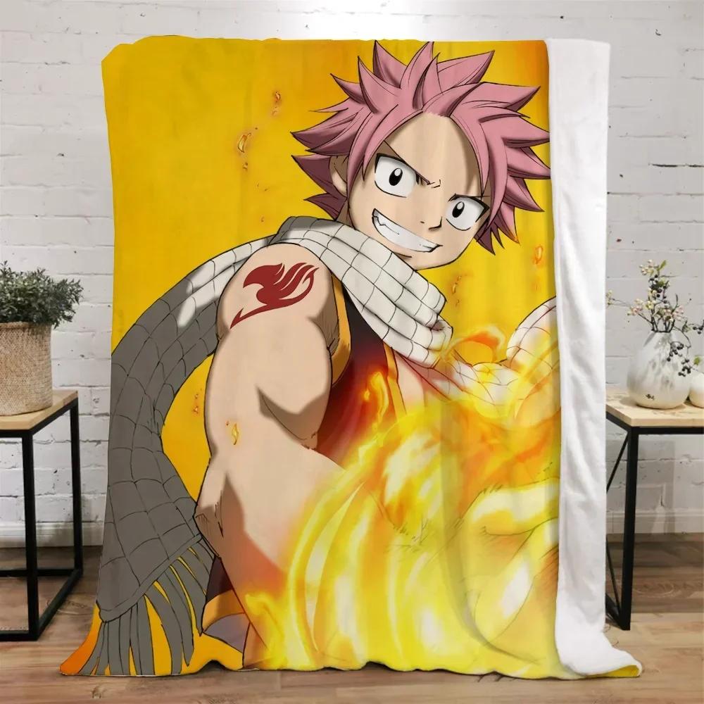 Fairy Tail Coral Warm Blankets for Cold Home and Decoration Winter Blanket Bed Microfiber Bedding Beach Towel Fluffy Plaid Throw