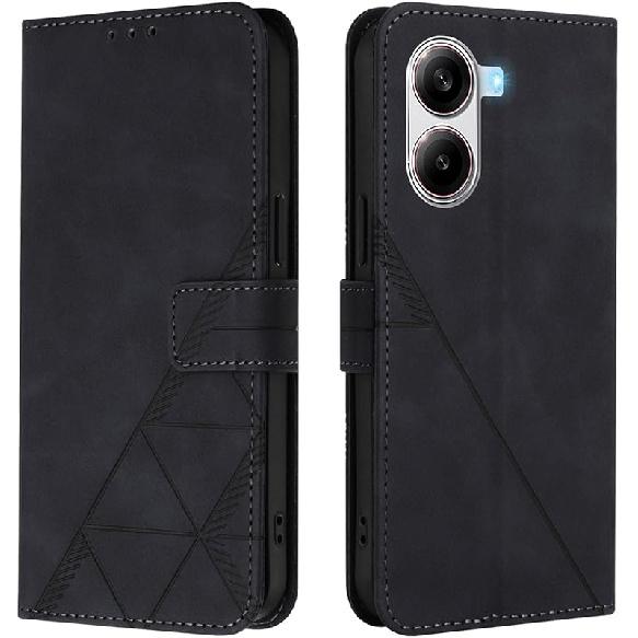 Flip Case for Poco X7 Pro 5G Faux Leather Wallet Holster with Cards Holder Kickstand Magnetic Closure Shockproof Folio Protect Cover for Xiaomi Poco