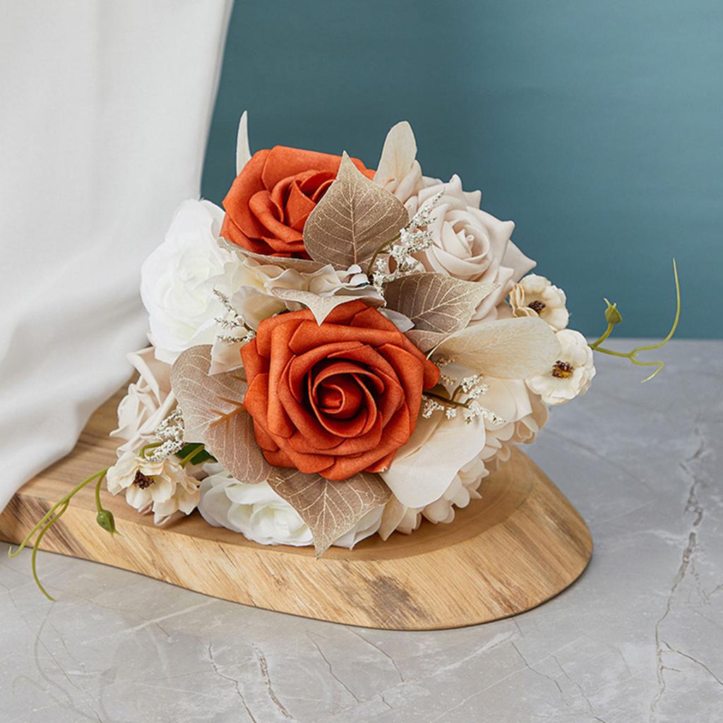 Elegant Bridal Bouquet Corsage Stylish Wrist Flower Artificial Flower Corsages Bridal Bouquet for Wedding Day