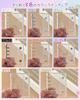 GOKEI Sticker Shrink M5 Mini Binder 2 Zippered 2 Clear PP Card Sticker Sticker Card Collage Pink Book, Plastic, Transparent, Size, [20 Refills,