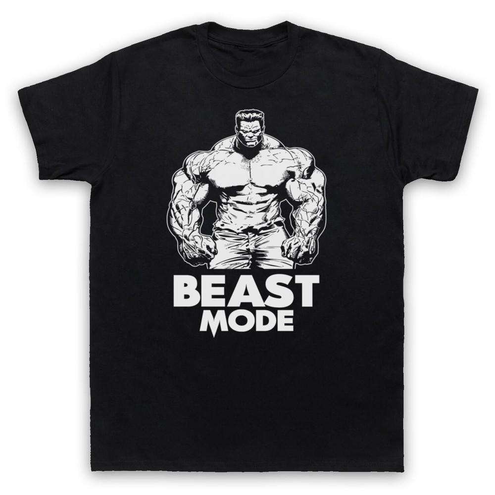 

Beast Mode Bodybuilding Slogan Gym Workout Muscle Mens And Womens T-Shirt XL