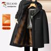 Chaqueta de Invierno Cálida con Forro de Forro Polar para Hombre