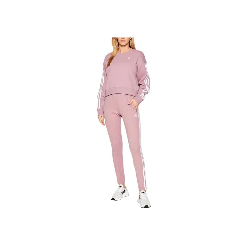 adidas Originals Women's Adicolor Classics Crew Sweatshirt Magic Mauve HC2027