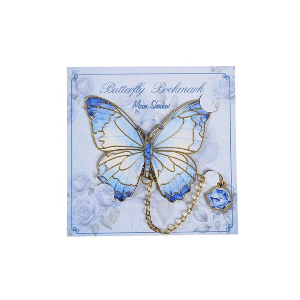 Hollow Out Metal Bookmark Vintage Book Page Clip Reading Enthusiast Butterfly Bookmark Book Lovers StyleA