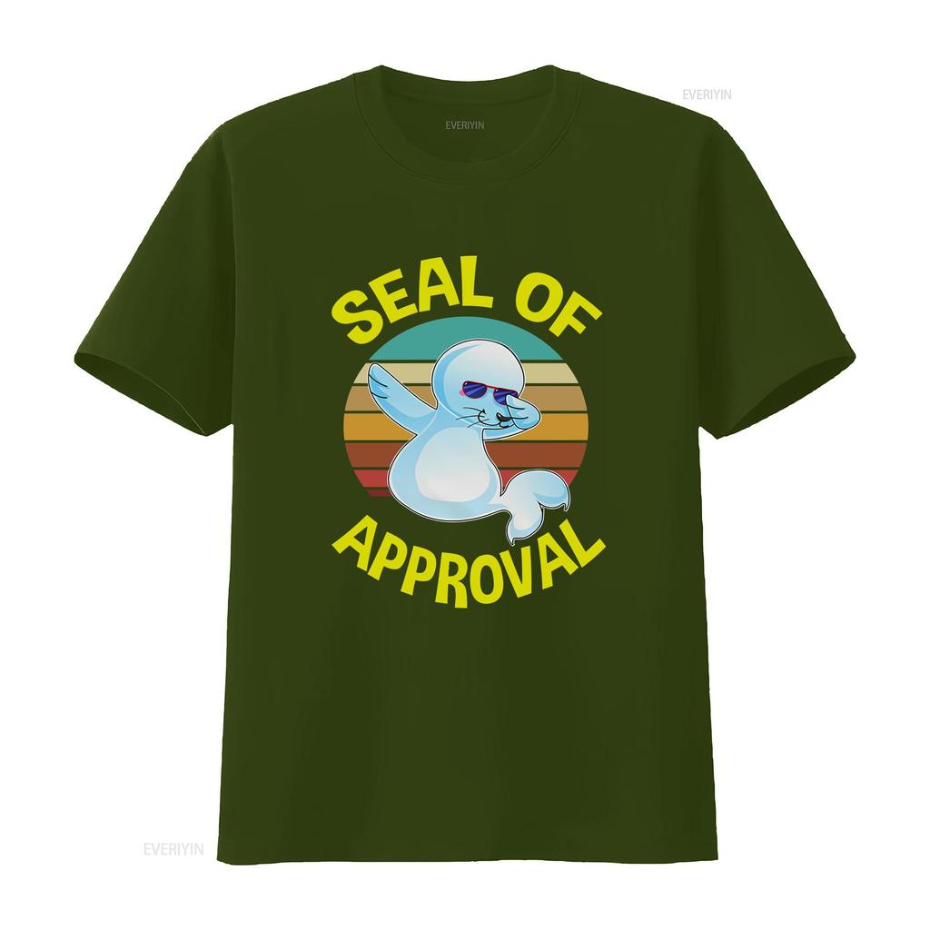 Siegel der Zustimmung T-Shirt Lustig Schweißliebhaber Wortspiele Baby Vintage Gewaschen Bequem Leicht Lässig Weich Grafik Unisex