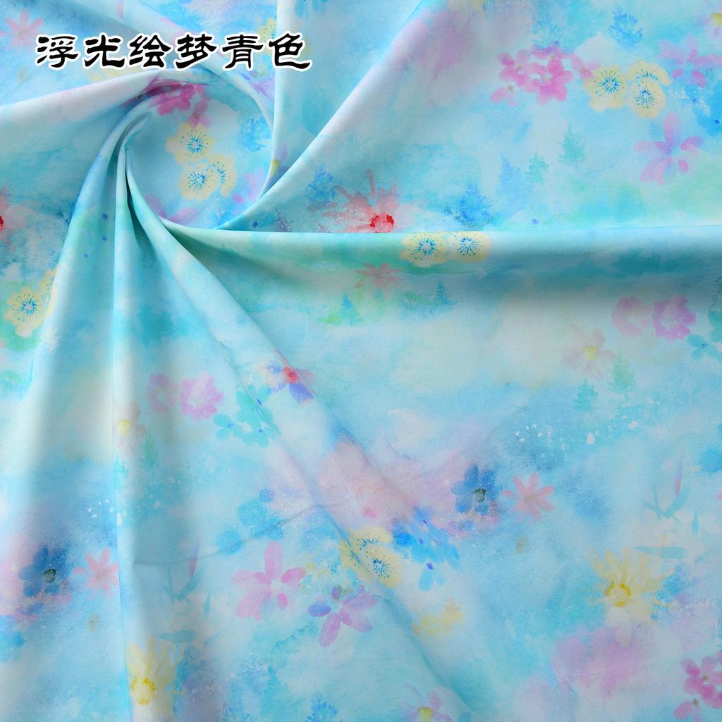 145cm*50cm little flower cotton fabric DIY bedding apparel dress patchwork fabric kids handwork cotton cloth tecido