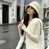 [Exquisite Daughter] Fox Fur V-neck New Fur Vest Women's Short Car Strip Mao Mao Jacket Autumn and Winter