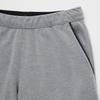 Uniqlo Solid Color Fleece High-Waisted Cuffed Casual Pants Men Bottoms Light-Gray 441615-03