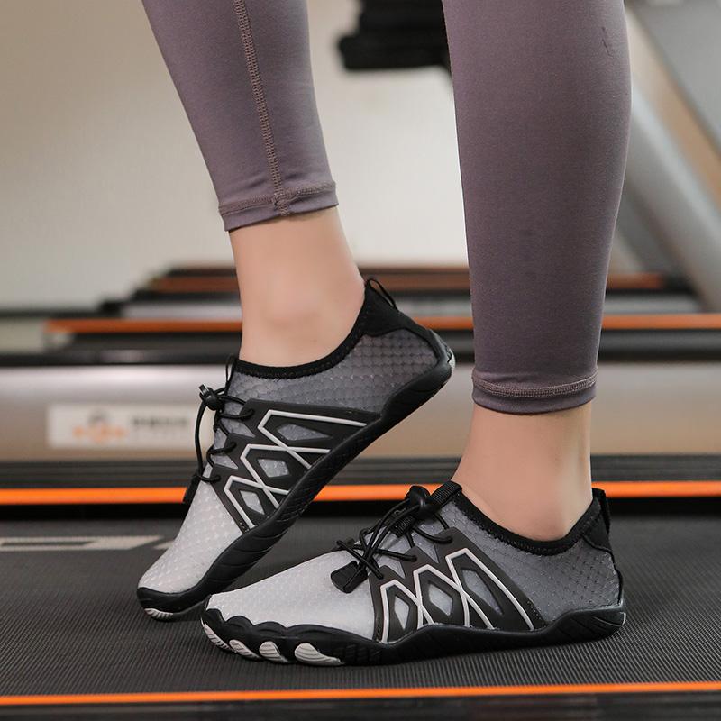 Herren Barfuß Flats Weite Handfläche Fahrschuhe Damen Orange Wasser Aqua Schwimmen Flussaufwärts Schuhe Yoga Fitness Schuhe Große Größe