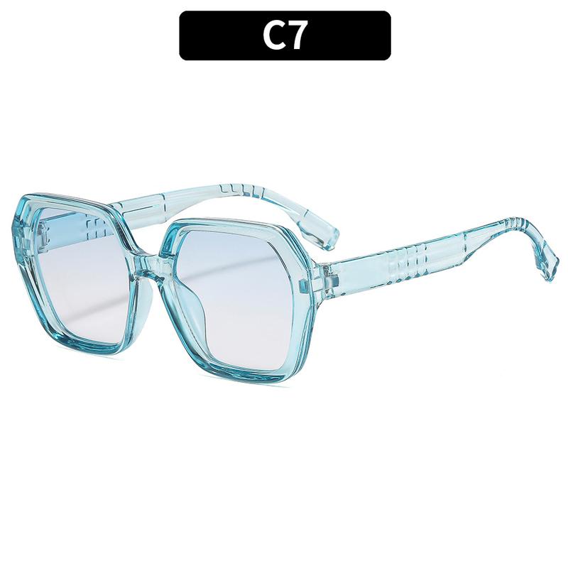 Women's Sunglasses UV400Fashionable Protection for Women Girls Driving Sunshade Goggles Gray Gradient Mirror Lens