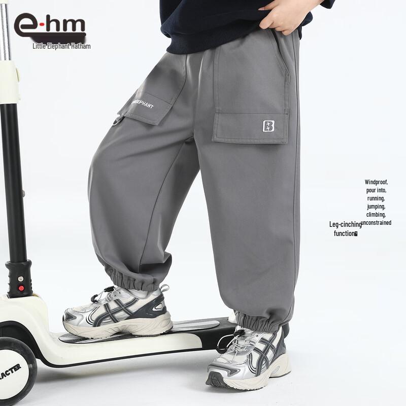 Elephant Hamm Boys  Spring/Autumn Outdoor Softshell Cargo Pants 120