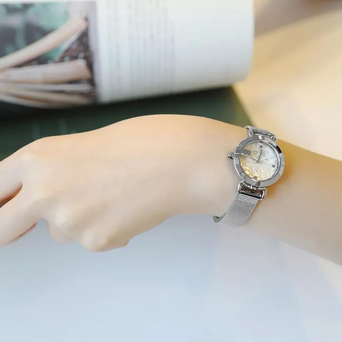 Signature Diamond Mesh Watch GE1259WS