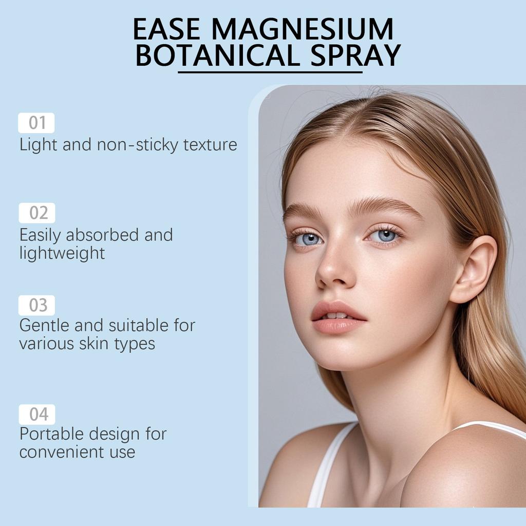 Hydraterende Magnesium Spray Zacht voor de Huid Verfrissend Absorbeerbaar Roodheid Verlichting Dagelijkse Huidverzorging Hydraterende Glans Minerale Gezichtsmist