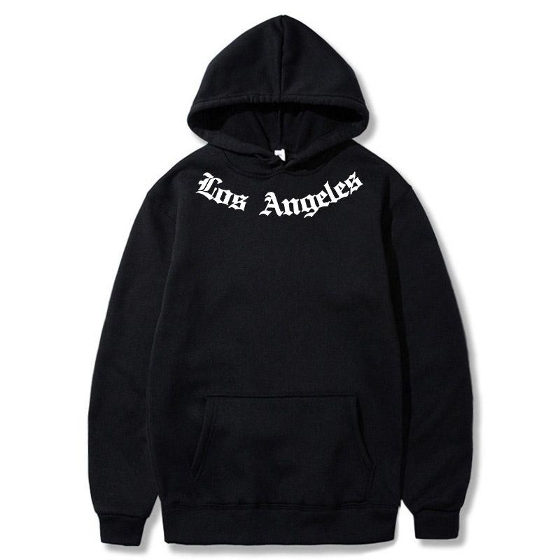 

Men s Solid-color Letter-print Pullover - Summer and Autumn Fashion Trend Men s Hooded Sweatshirt Essentials Hoodies S