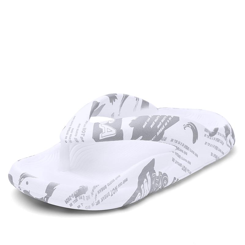 Fashion Men's Slippers Flip Flops Beach Slippers Thick Bottom Summer Outdoor Shoes Slides Thong Slippers Women Sandals Soft Shoes