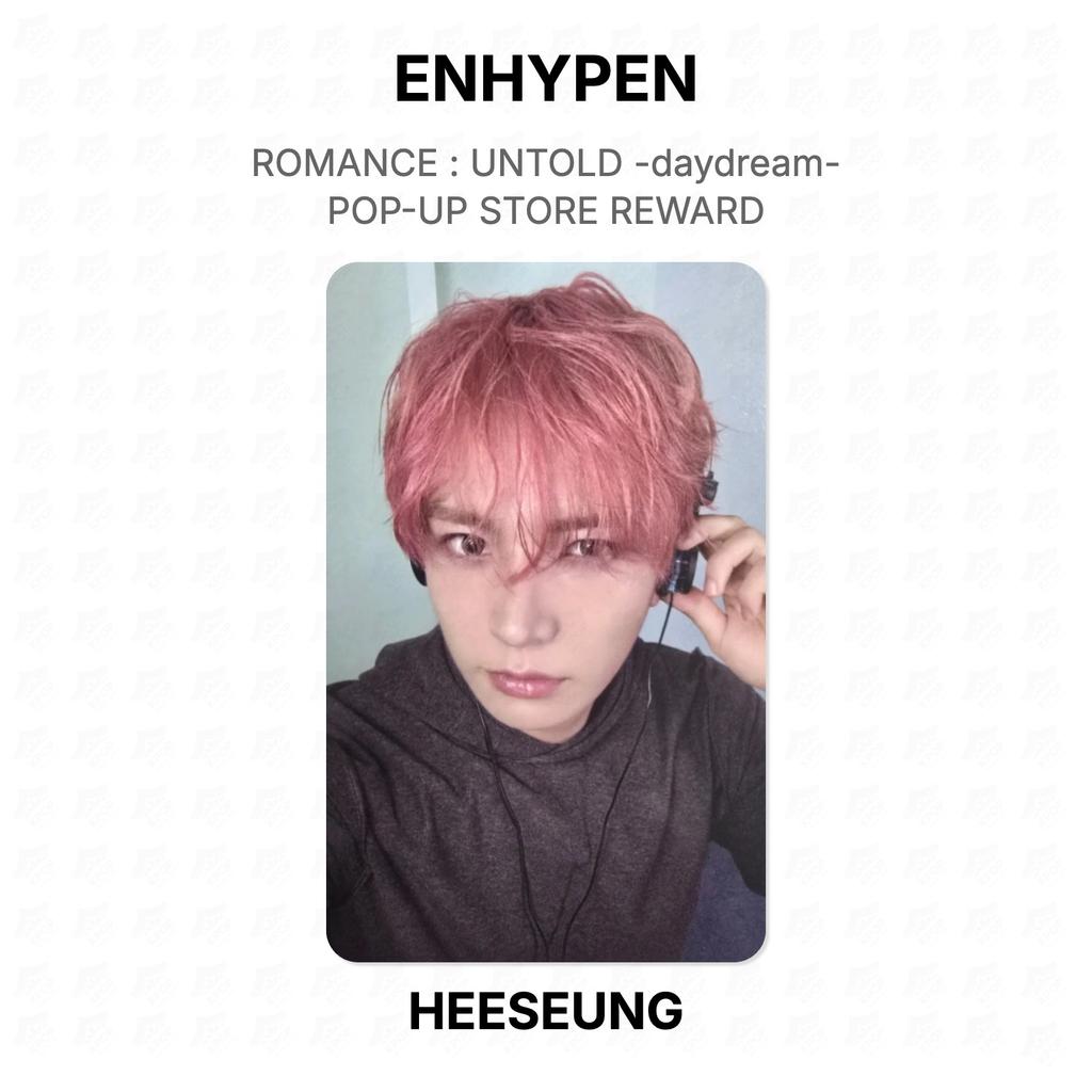 ENHYPEN ROMANCE : UNTOLD -daydream- POP-UP STORE REWARD Official Photocard