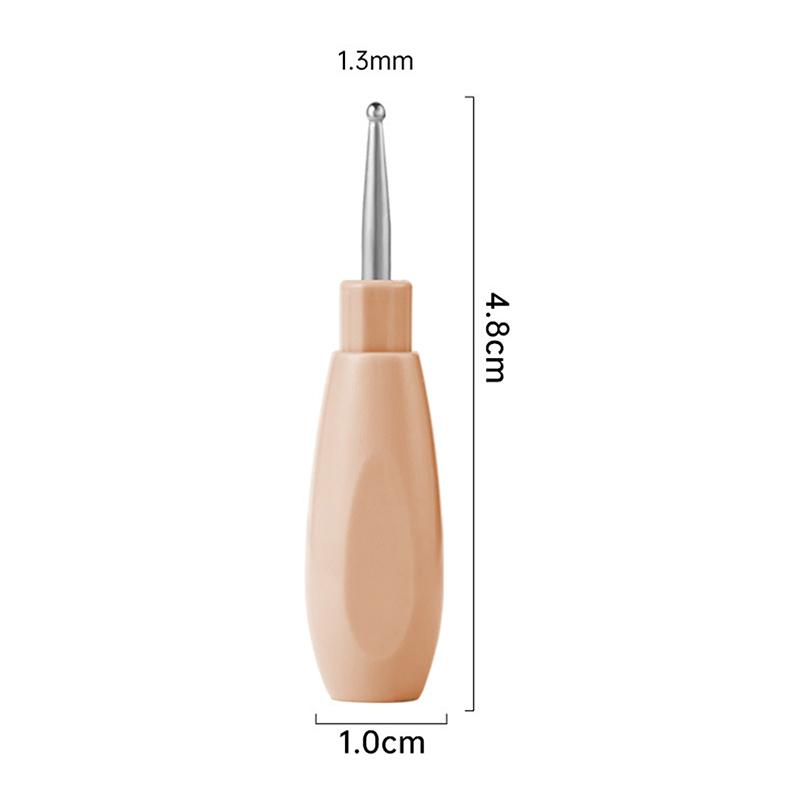 

1/5pcs Professional Nail Art Dotting Pen Plastic Handle DIY Dotting Pens Can Be Spliced Rhinestones Gem Picker Manicure Tools оранжевый