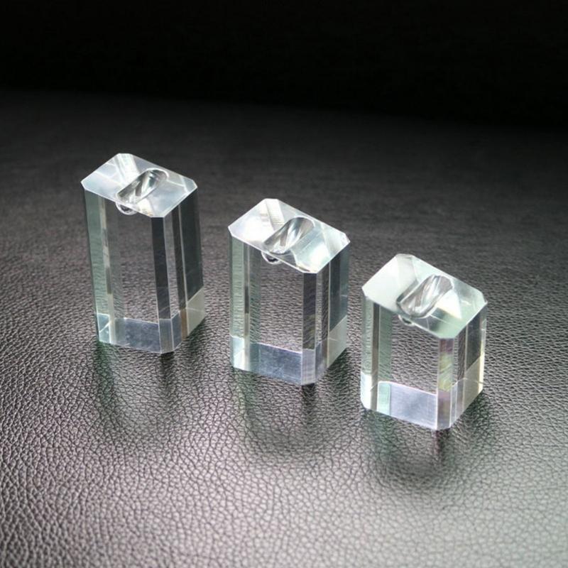 3Pcs Acrylic Ring Presentation Stands Sleek Jewelry Organizers Ideal for Jewelry Stores and Personal Collections