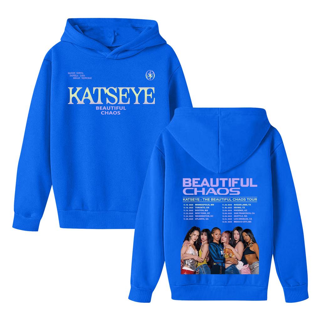 Kids' Long Sleeve Loose Pullover Letter Print Drawstring Hooded Sweatshirt