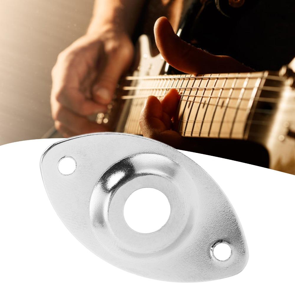 3PCS Metal Electric Guitar Socket Plate Electric Guitar Replacement Parts