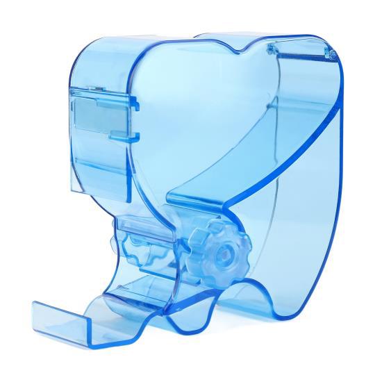 Dental Cotton Roll Box Blue Safe Sturdy Streamlined Design Cardioid Cotton Roll Dispenser 