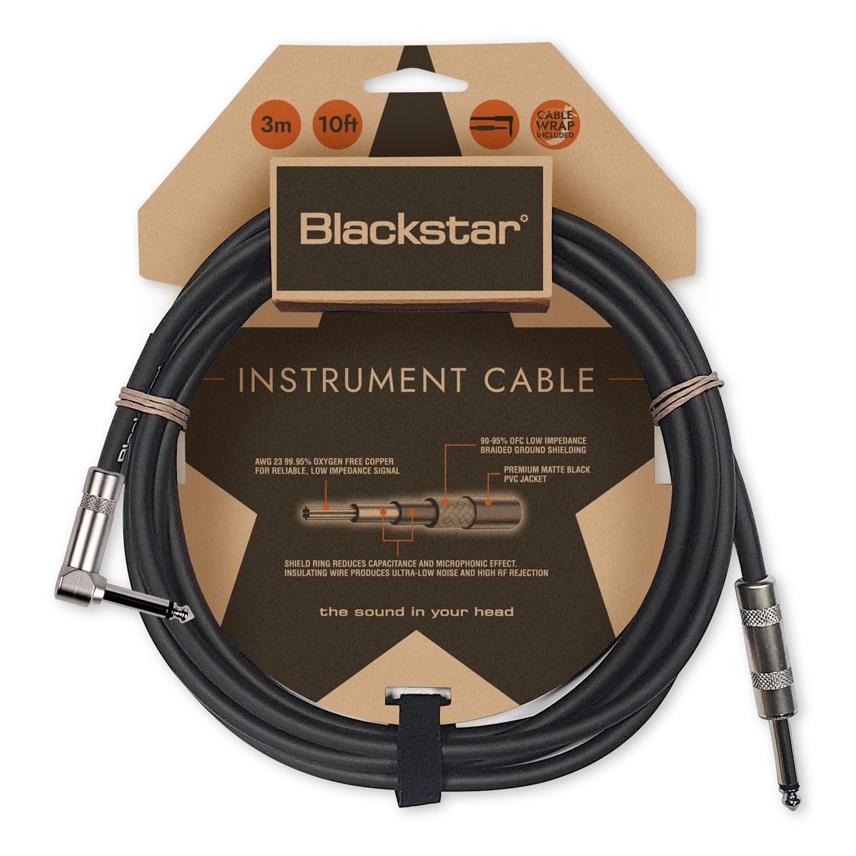 

Blackstar Musical Instrument Shield Cable 3m STANDARD INSTRUMENT CABLE Type 10ft S-L