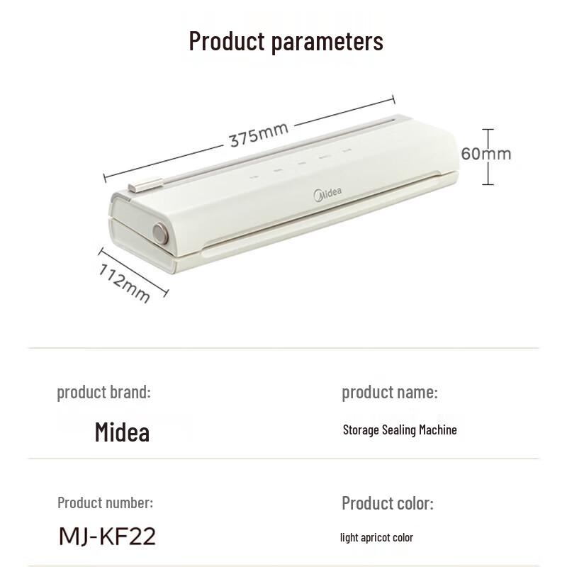 Midea KF22 Automatic Dry/Wet Vacuum Sealer