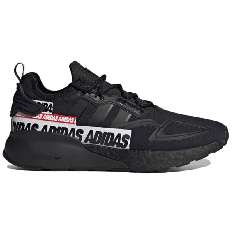 Adidas Zx 2K Boost 'Bold Logo Graphic Black' Sneakers FX7038