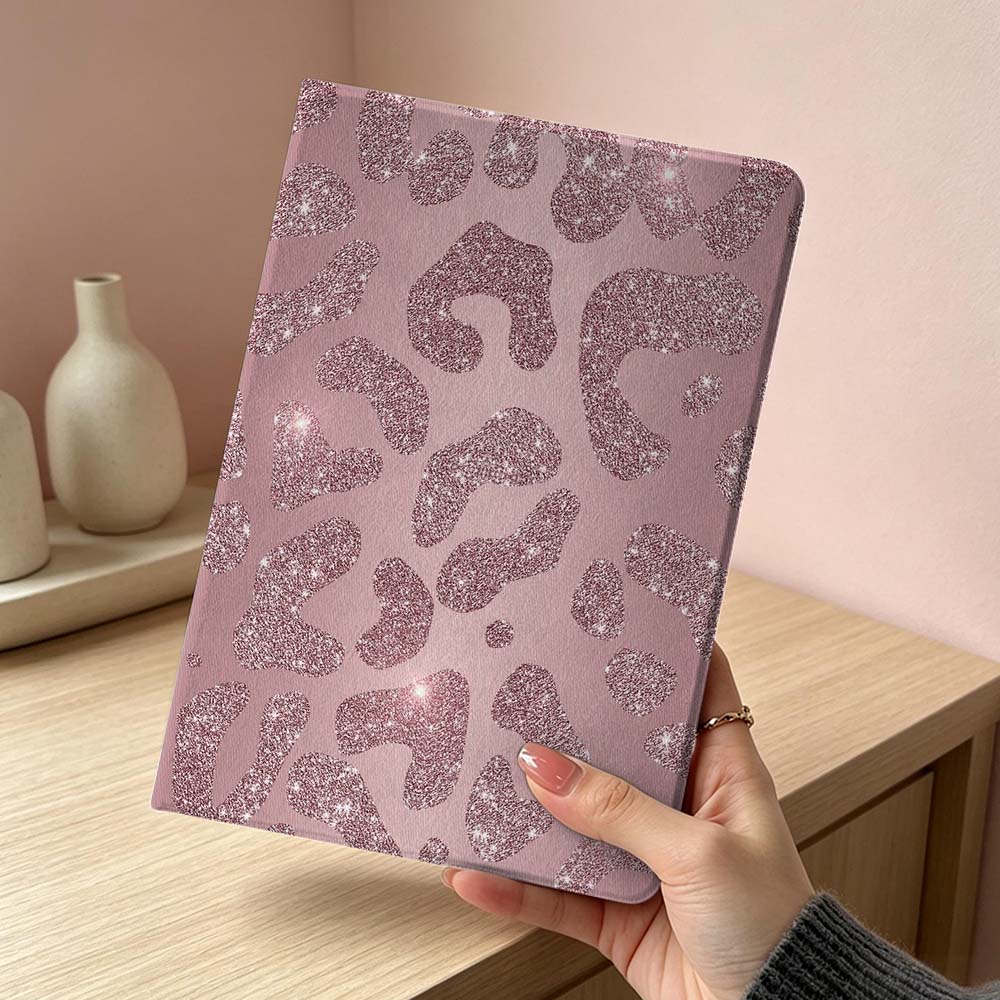 Luxury Glitter Leopard Print Soft For Xiaomi Redmi Mi Pad 8 7 6 5 4 2 SE K Pro Max Ultra Poco Pad Inch Tablet Case