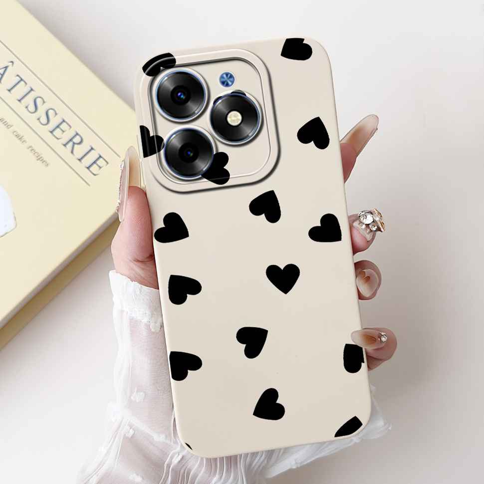 Pink Cat For Tecno Spark Go 2024 Cases BG6 Soft Silicone Cover For Tecno Spark 20 Spark20 SparkGo 2024 Casing Phone Case