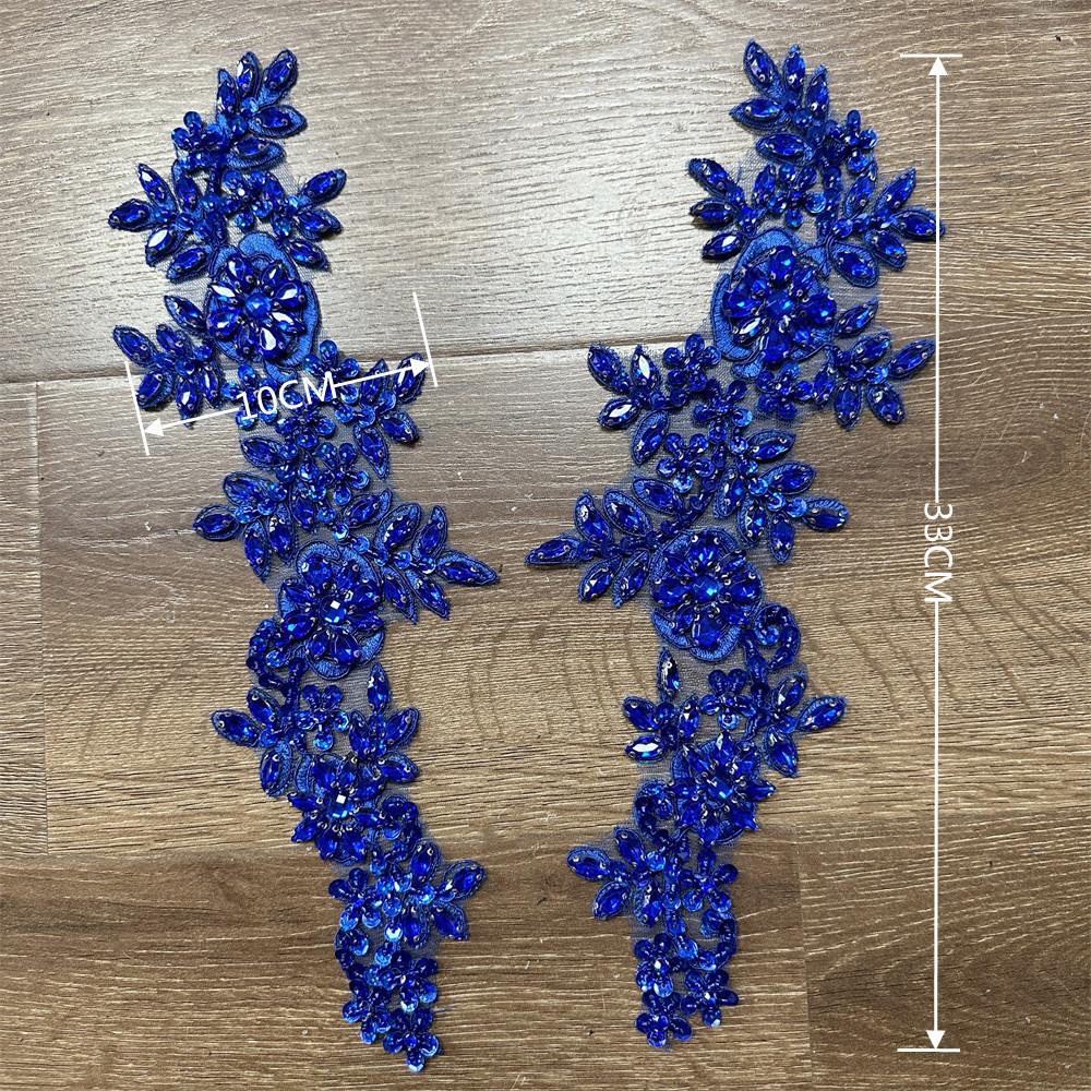 3D Flatback Motif Rhinestone Sewing Accessories for Dresses Lace Appliques Shiny Gold Trim Sequin Flowers Corset Embroidery Hat