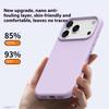 For iPhone 17 Pro Max Case Soft Microfiber Lining Liquid Silicone+PC Phone Cover