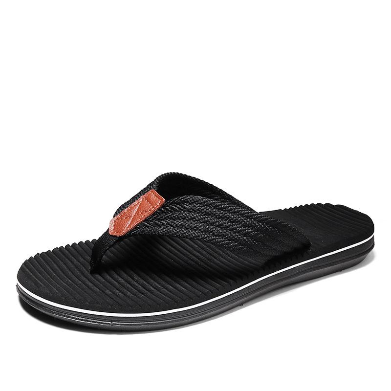 

Men s slippers summer wear outdoor non-slip wear-resistant casual beach pinch flip-flops new trend sandals men 39