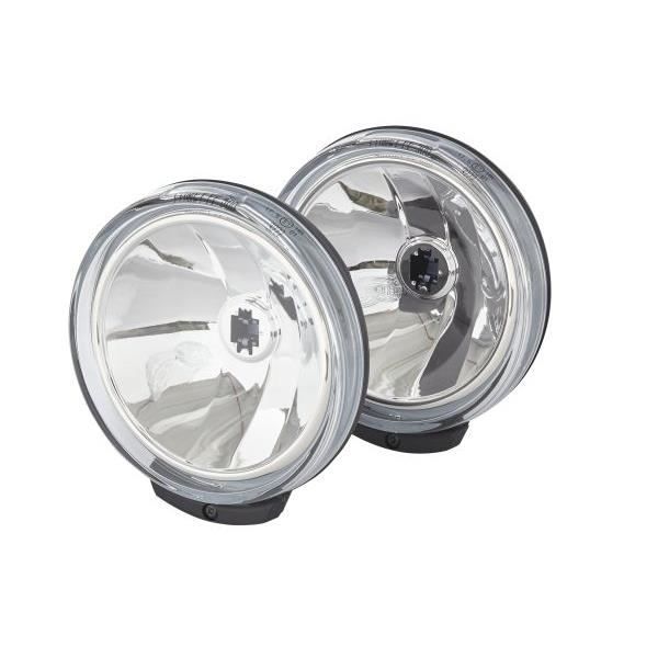 Hella 1f6 010 952-821 ff / halogen-fernscheinwerfersatz - comet ff 500 - 12v - rond - ajout - transparent diffuseur.