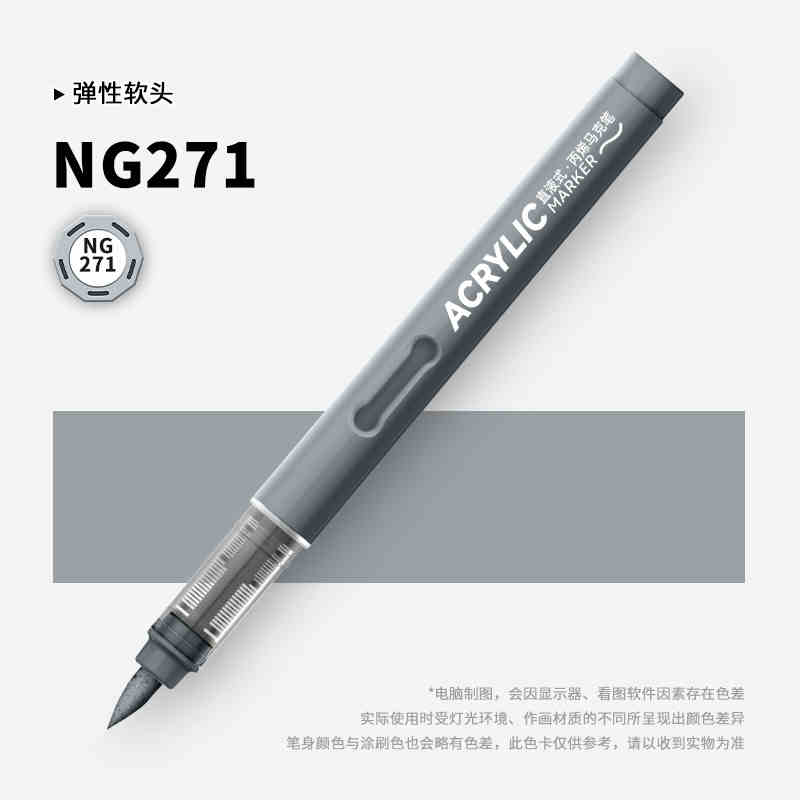 GRASP 1PC 84 Colors Acrylic Paint Pens Markers Brush Tip Paint Markers for Rock Painting Wood Stone Christmas DIY Art Supplies