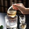 CLITON Japanese Hammered Glass Sake & Wine Serving Set