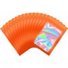 50pcs Laser Iridescent Self-Sealing Bags Colorful Plastic Bags DIY Transparent Storage Bags Sealed Bags Multi-Functional