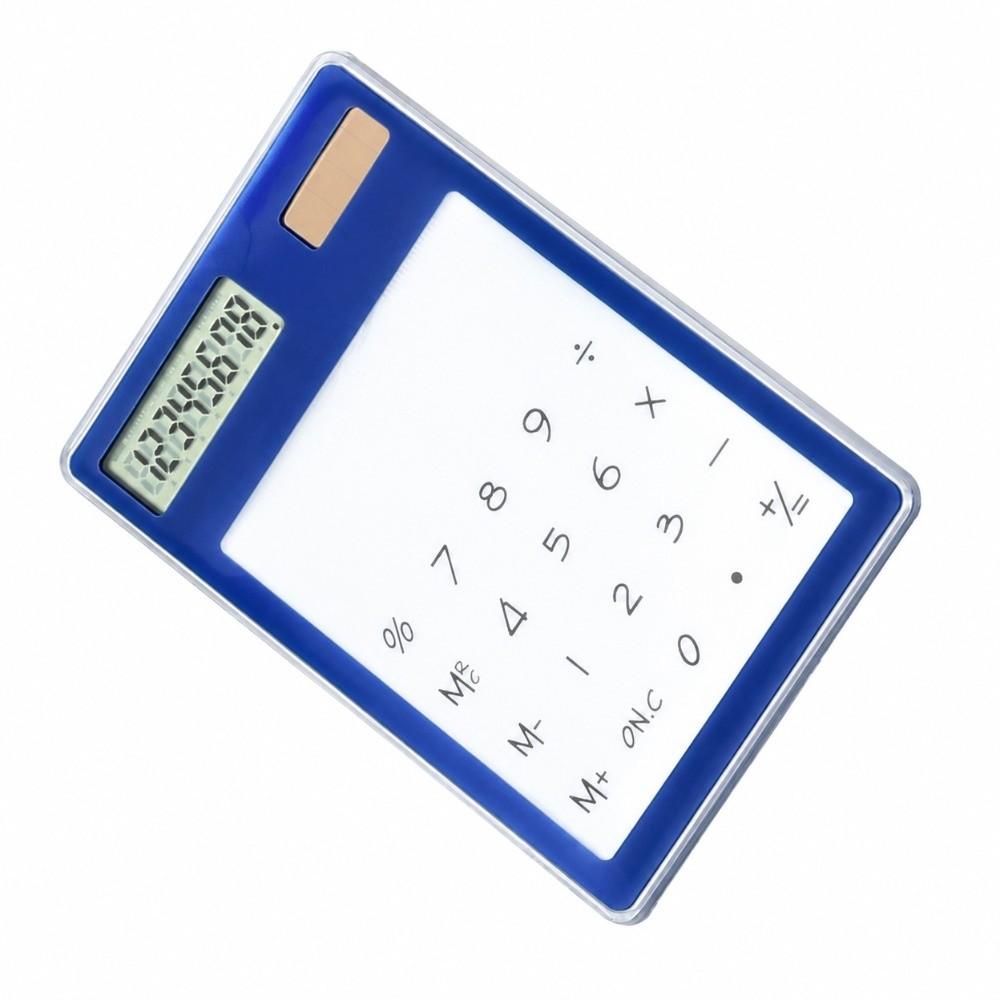 Clear Shell Touch Screen Calculator Slim Shape 8 Digit Calculator Daily Accounting